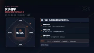 把数据组织成真正可工作的业务入口暗色预览图